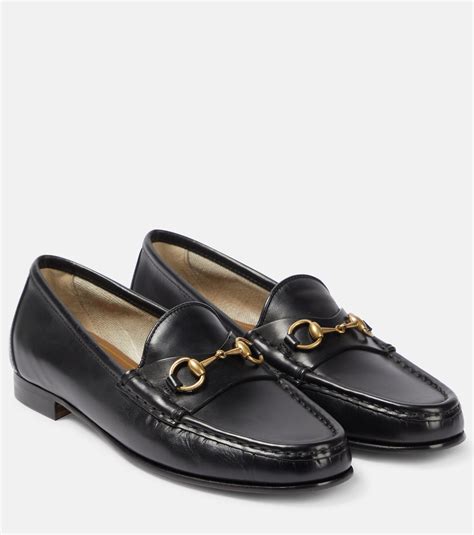 gucci mocassini 1953|GUCCI Horsebit 1953 leather loafers .